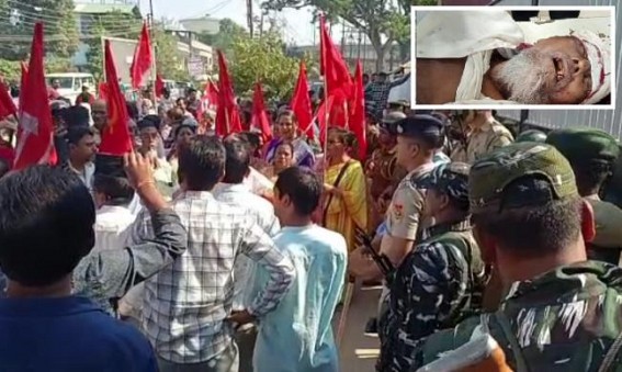 Charilam Violence : Murdered CPI-M leader’s Dead Body seized by Police : CPI-M gheraoed Police Headquarter Charilam Violence : Murdered CPI-M leader’s Dead Body seized by Police : CPI-M gheraoed Police Headquarter
